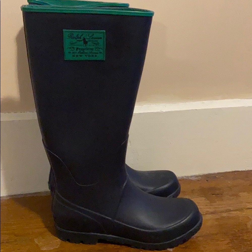 Polo raulph lauren rain boots